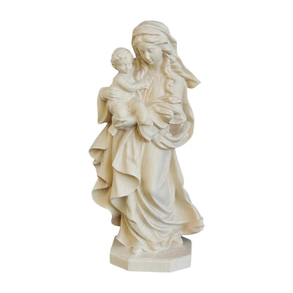 Statue Our Lady of Reverence carved in Val Gardena Wood
