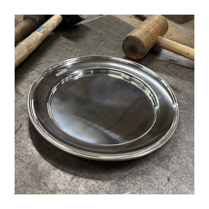 Large Polished Finish Pewter Plate