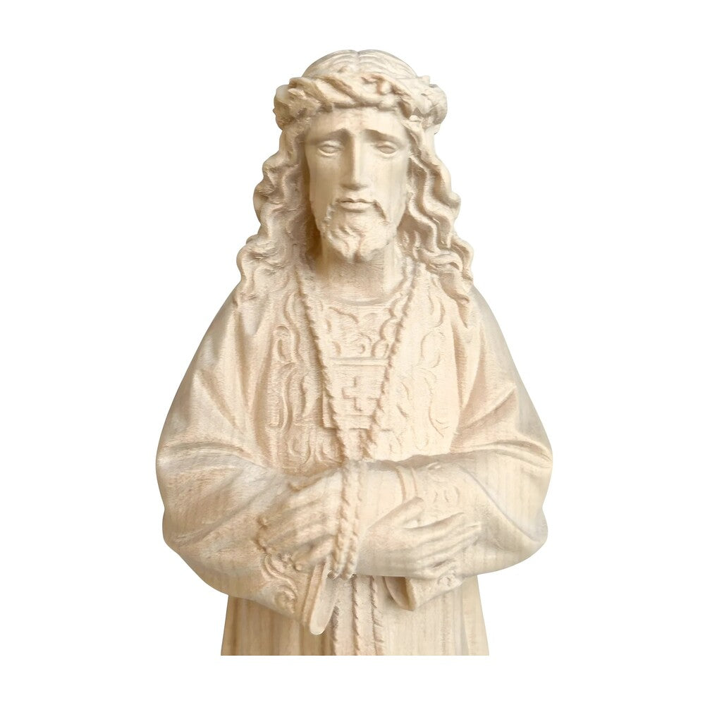 Statue Christ Jesus of Medinaceli Hand Carved in Wood from Val Gardena