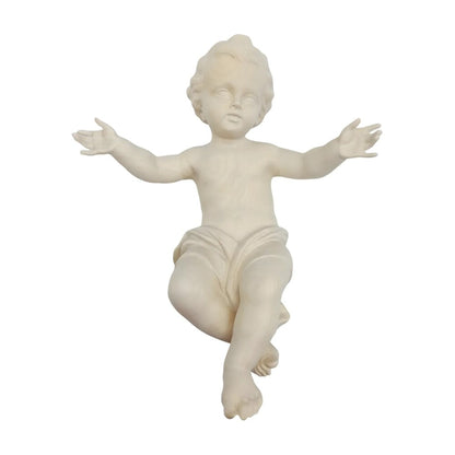 Hand Carved Wooden Baby Jesus Statue