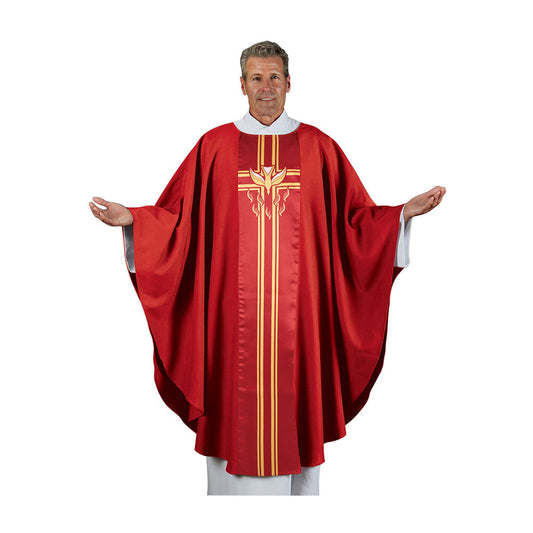 Lucia Collection Chasuble - Pentecost/Confirmation