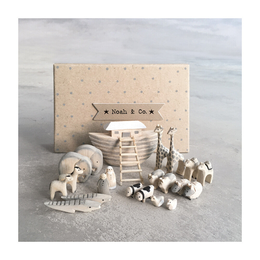 Natural Little Noah's Ark Set in Box