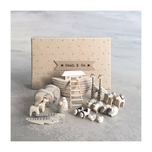 Natural Little Noah's Ark Set in Box