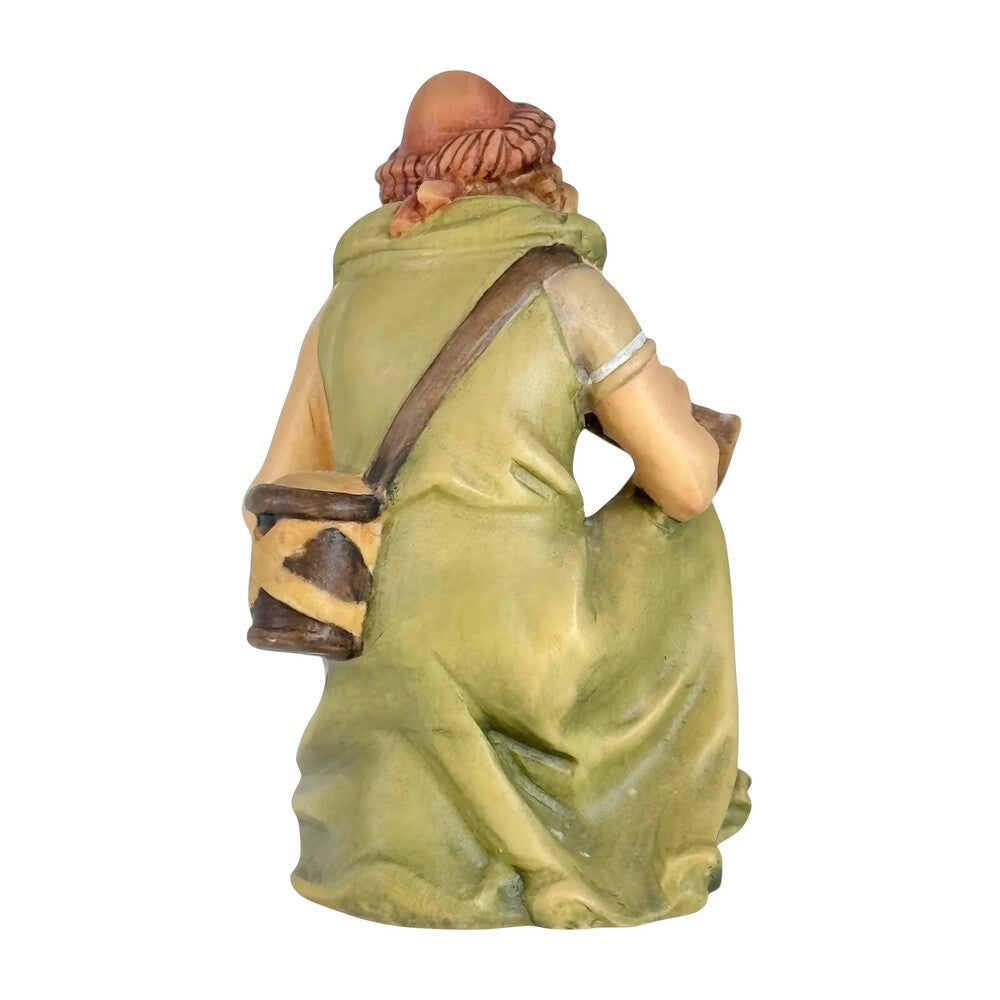 Shepherd with Horn and Lamb - Maple Wood