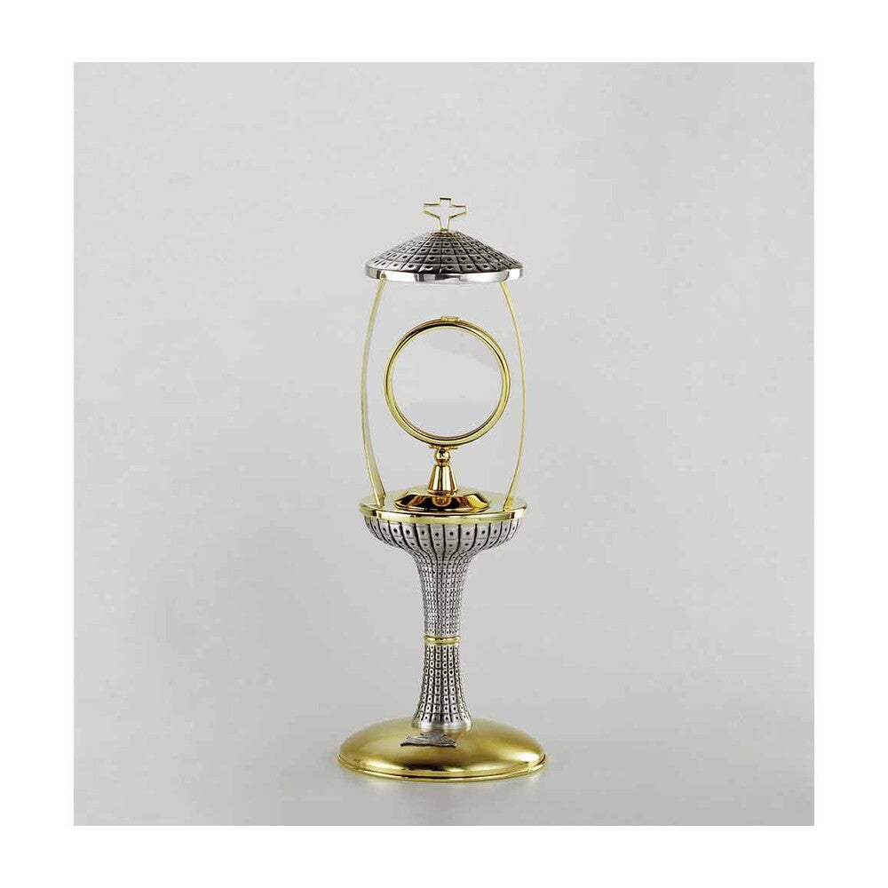 14 1/8" High Silver & Gold Plated Monstrance