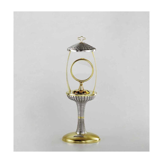 14 1/8" High Silver & Gold Plated Monstrance