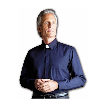 Desta Clergy Attached Collar Shirts 100% 'Fil-a-Fil' Cotton Short Sleeve