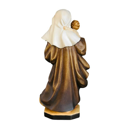 Statue Our Lady of Reverence carved in Val Gardena Wood