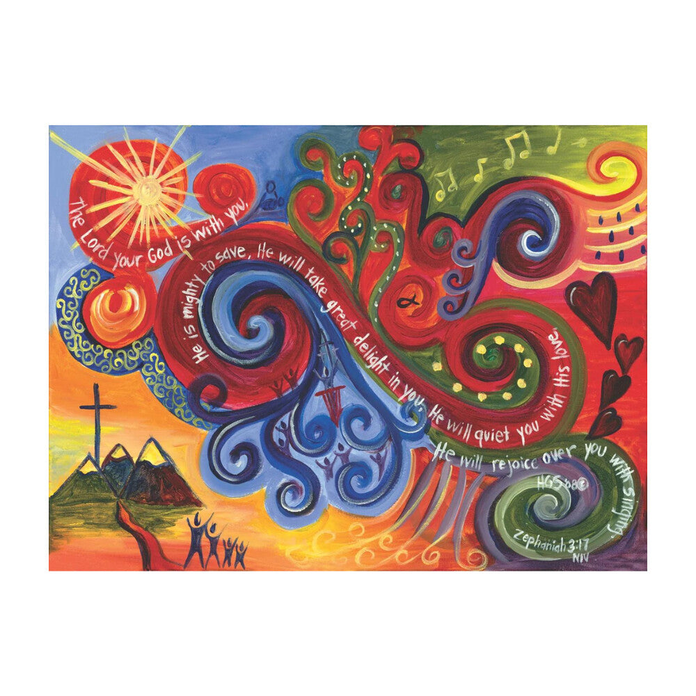 Art of Hope Prints - Psalm Zephaniah 3:17