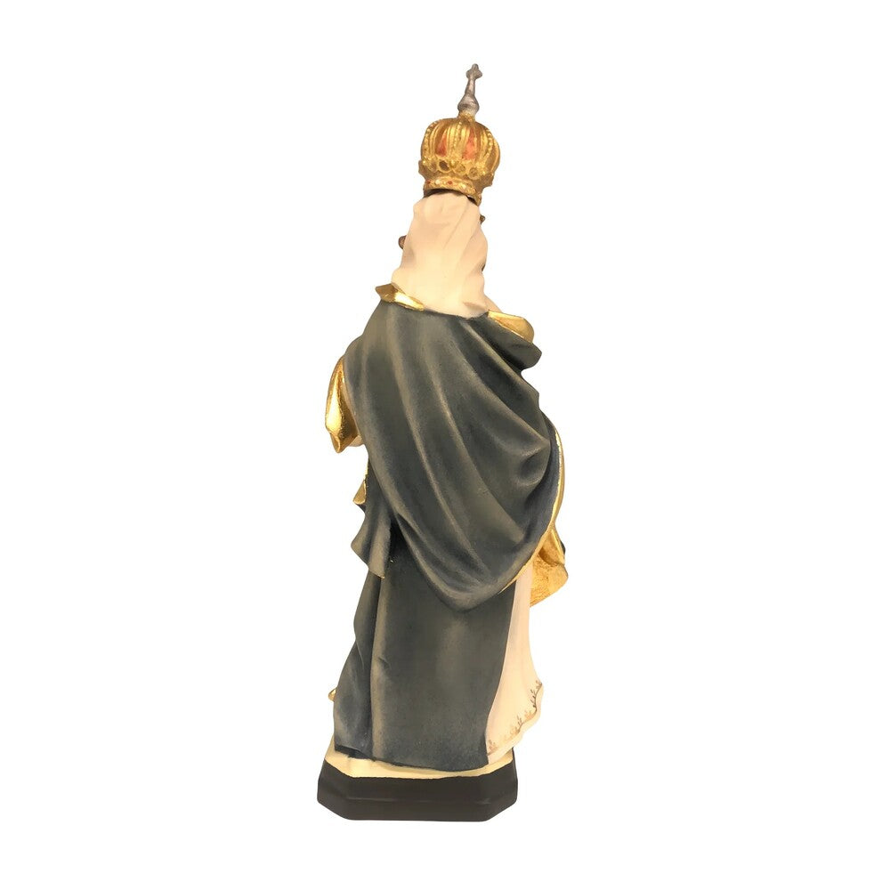 Saint Cunigunde Hand-Painted Wood Statue | Val Gardena Sculpture