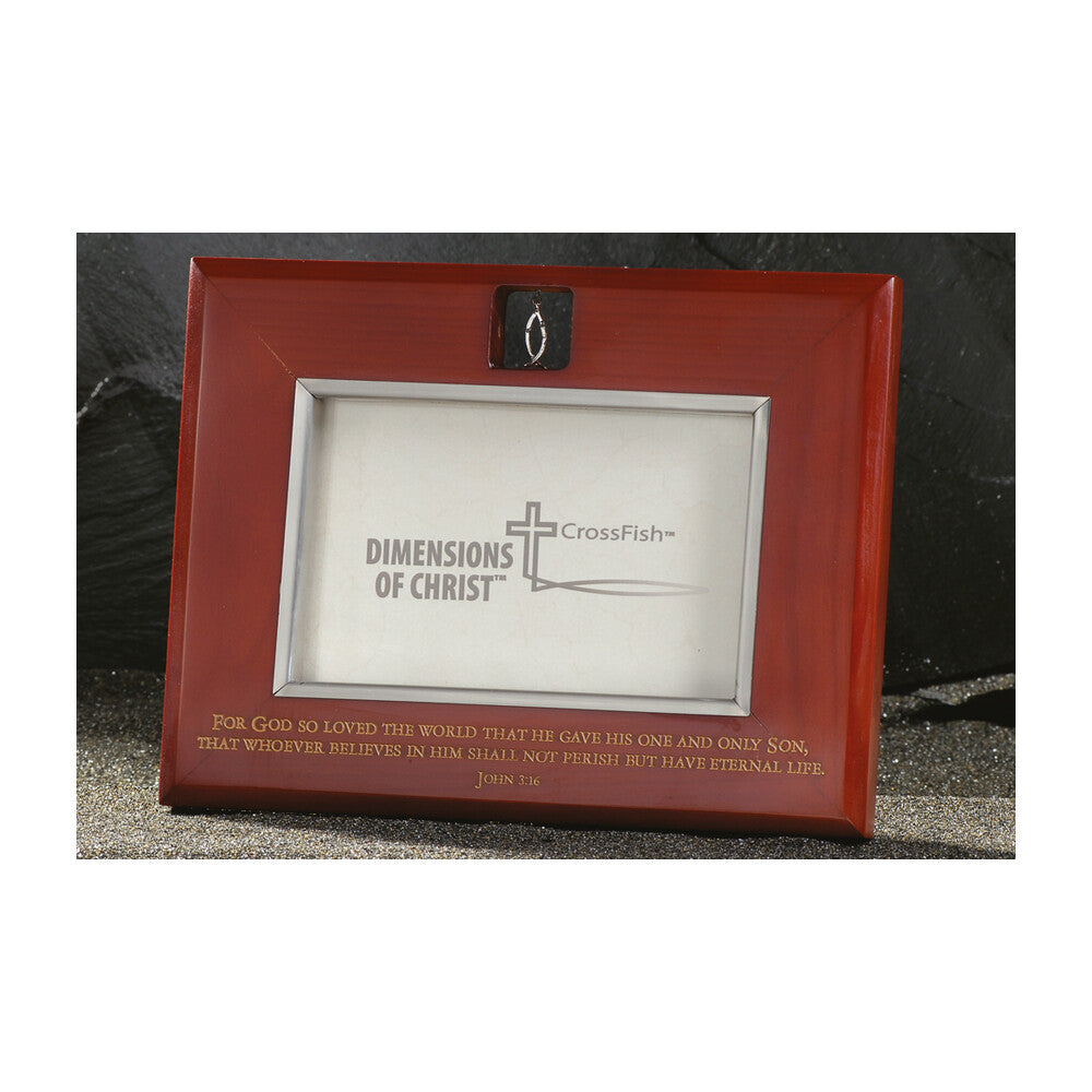 Wooden Picture Frame Verse John 3:16