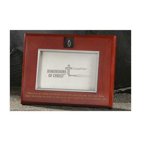 Wooden Picture Frame Verse John 3:16