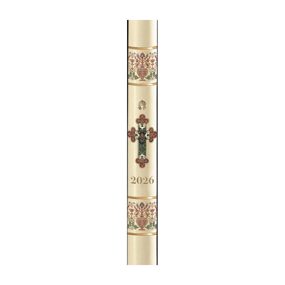 51% Beeswax Coronation Paschal Candle