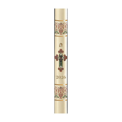 51% Beeswax Coronation Paschal Candle