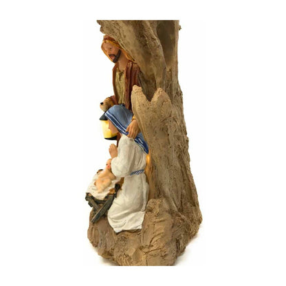 Three Kings Gift, The Original Gifts of Christmas Driftwood Creche Holy Family