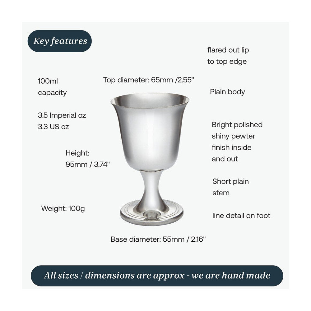 Small Bell Pewter Chalice