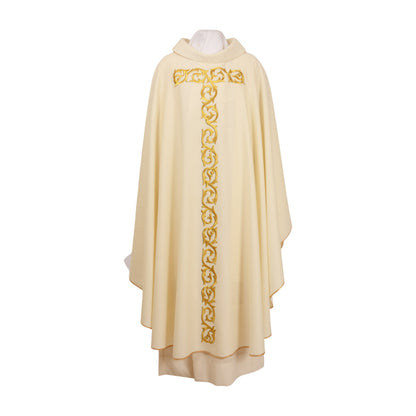 Pure Wool St Mark's Green Chasuble - Available in 4 Liturgical Colours