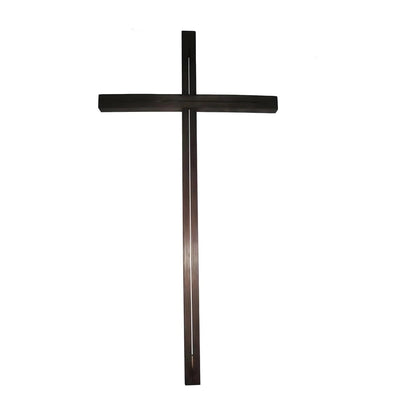 Modern Stylized Wooden Cross | Sacred Handmade Sculpture Val Gardena
