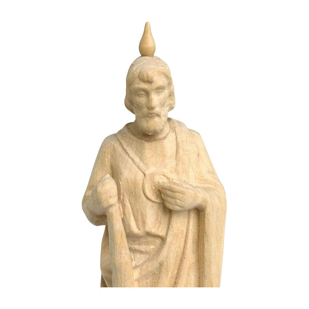 Statue of Saint Jude Thaddeus Carved in Val Gardena Wood