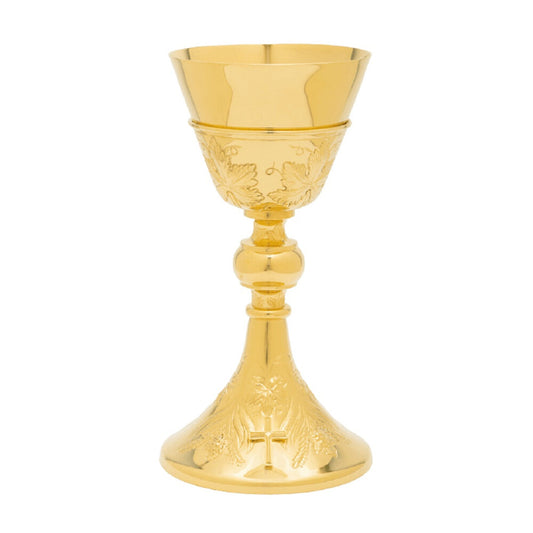 Grape Leaf Chalice w/Scale Paten