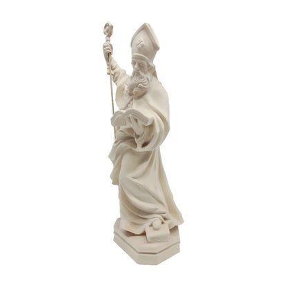 Sculpture Saint Conrad Bishop with Crozier and Lamb