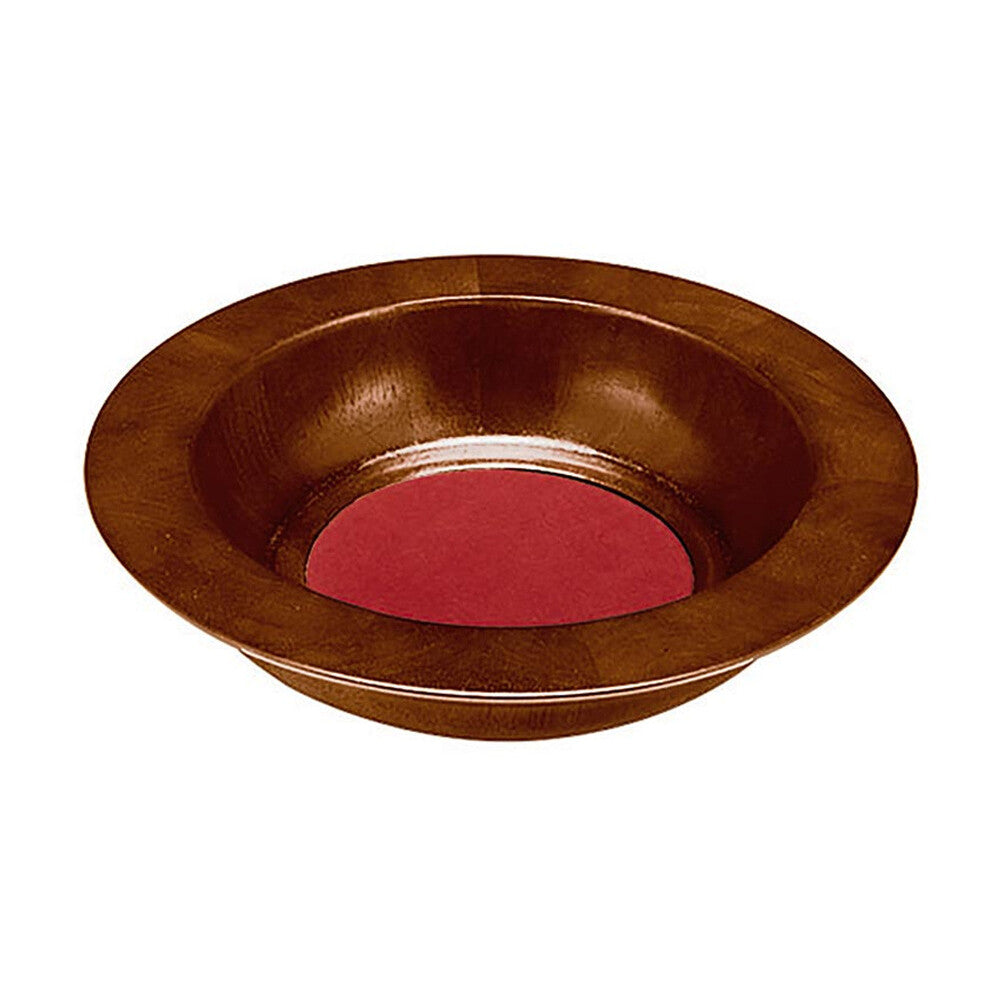 Walnut Stain Wood  Offering Plate