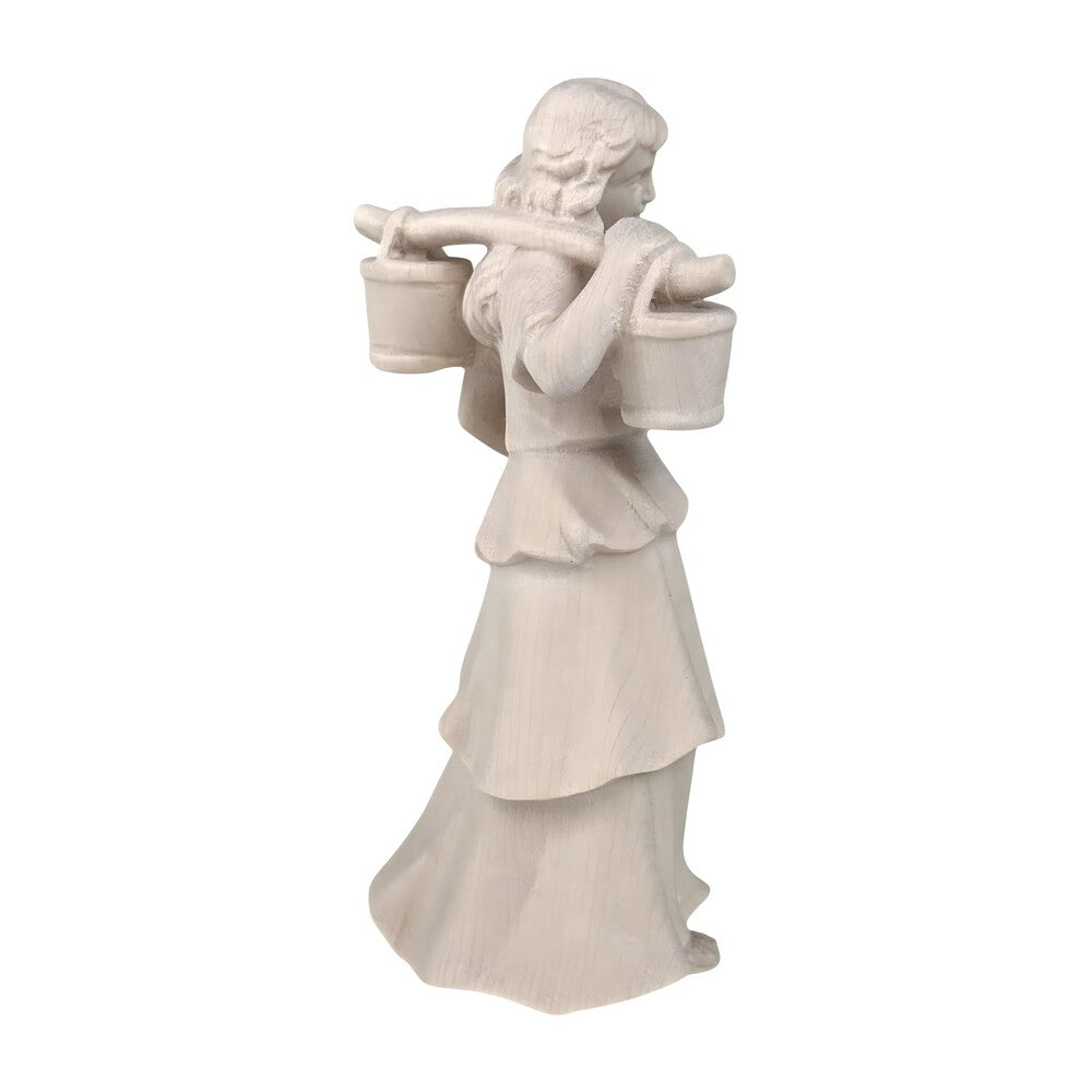 Shepherdess Carrying Water - Maple Wood