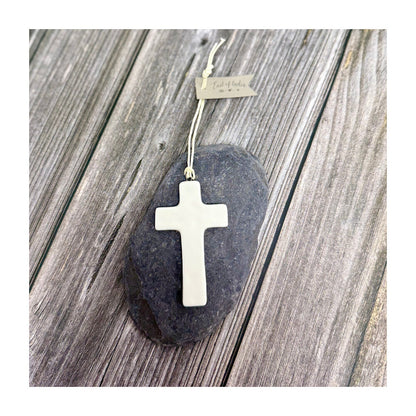 Small Porcelain Hanging Cross