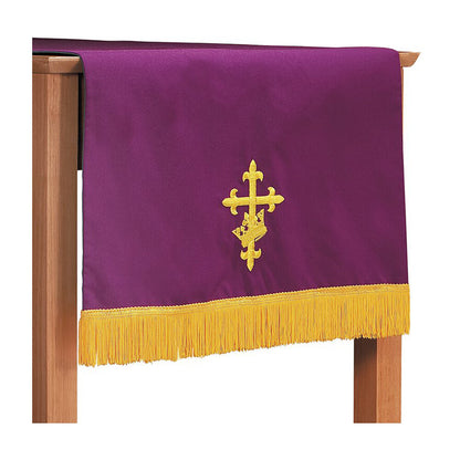 Purple/Green Table Runner with Fringe