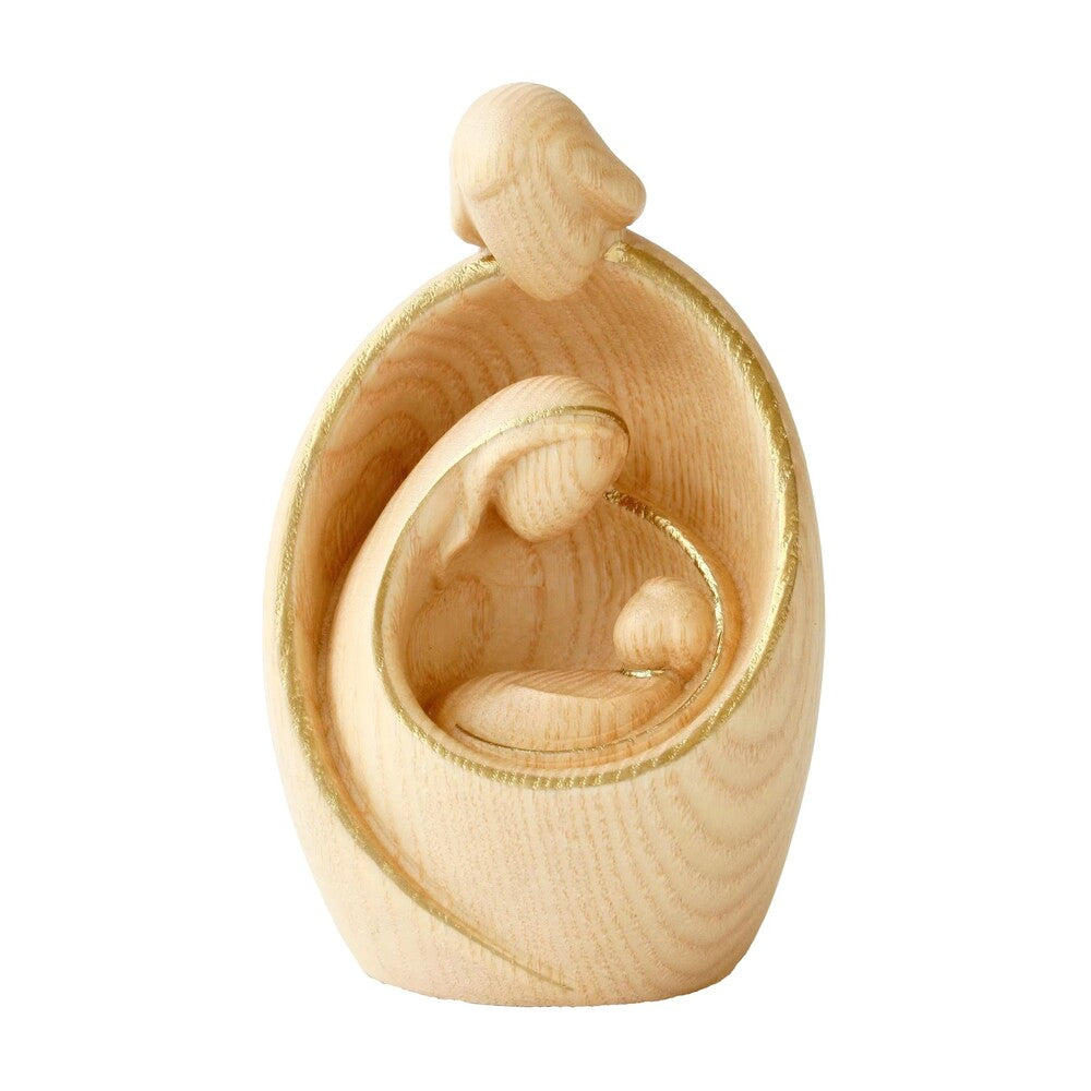 Modern Style Nativity Scene in wood