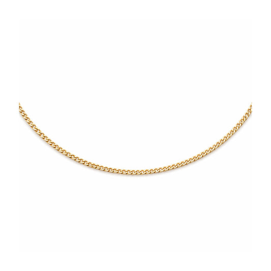 18" Gold Plated Brass Chain