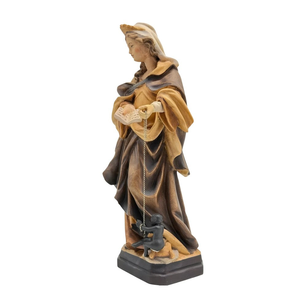 Saint Juliana Wooden Statue Val Gardena