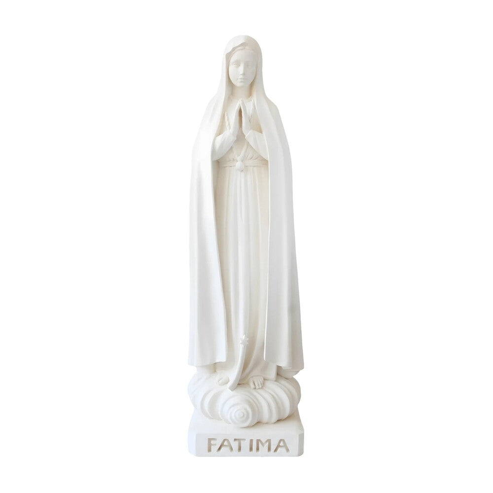 Statue of Our Lady of Fatima Pilgrim 100 cm in Colored Fiberglass