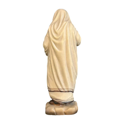 Saint Teresa of Calcutta Statue in Maple and Lime Wood Val Gardena