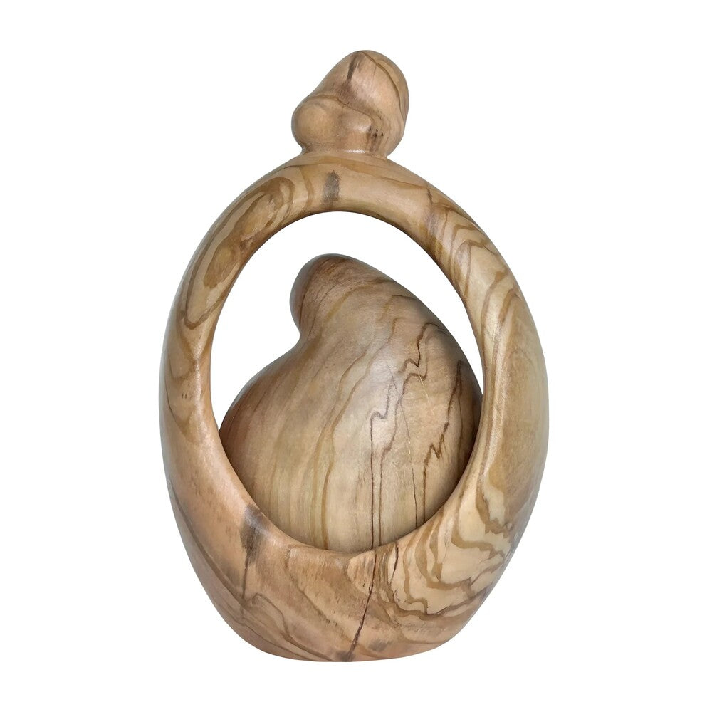 Sacred Family Modern Minimalist Nativity Scene - Wood Sculpture