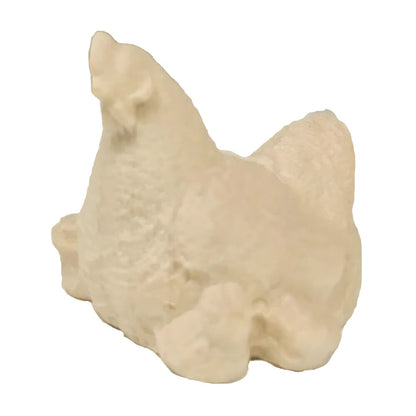Hen with Chicks - Maple Wood