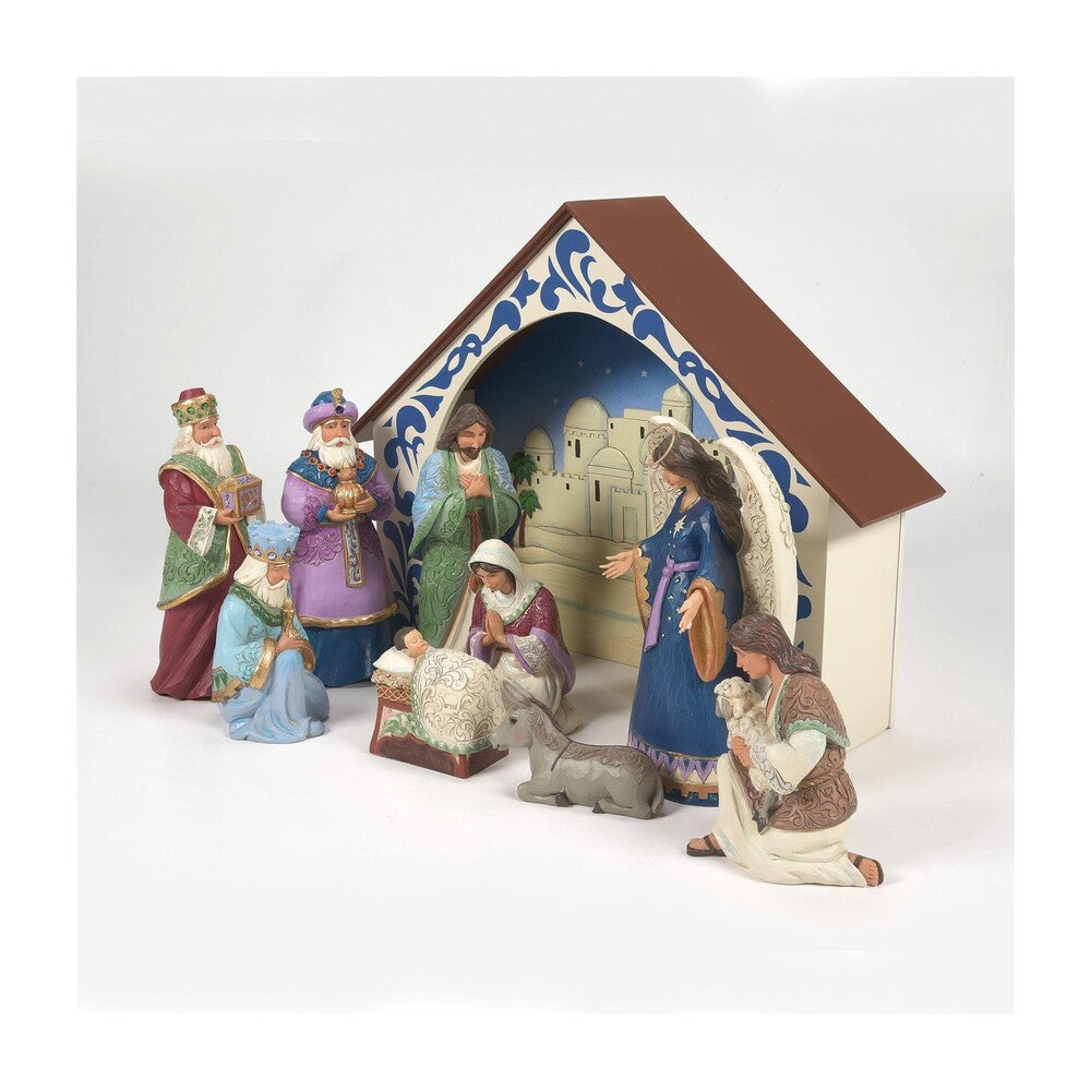 10 PC Nativity Set Figurines