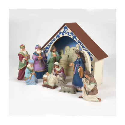 10 PC Nativity Set Figurines