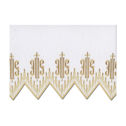 Gold Metallic Embroidered Altar Cloth - Design BV1408MG