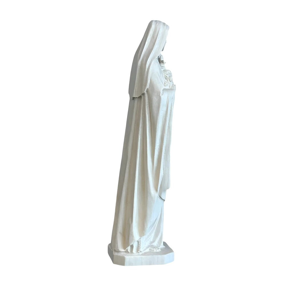 Statue of Saint Thérèse of Lisieux in hand-carved and hand-painted wood