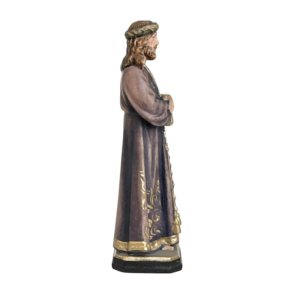 Statue Christ Jesus of Medinaceli Hand Carved in Wood from Val Gardena