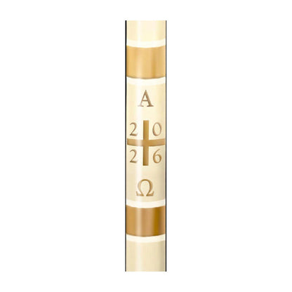 Plain Cross Paschal Candle