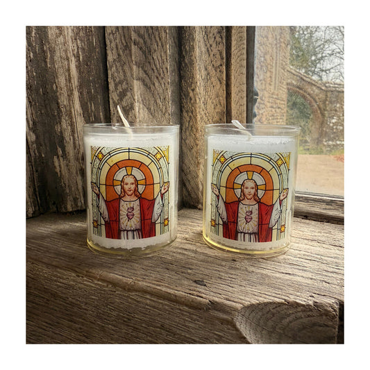 Sacred Heart 24hr Votive Lights, Pack of 4