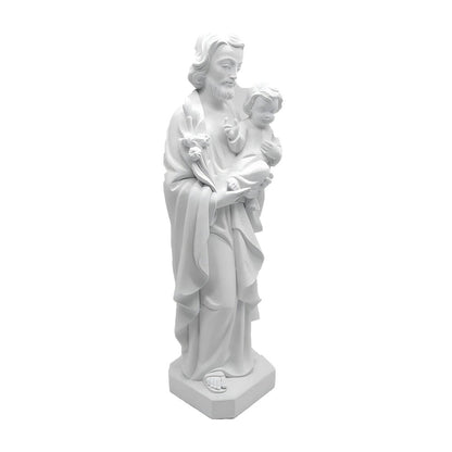 Saint Joseph with Child and Lily, Fiberglass Statue