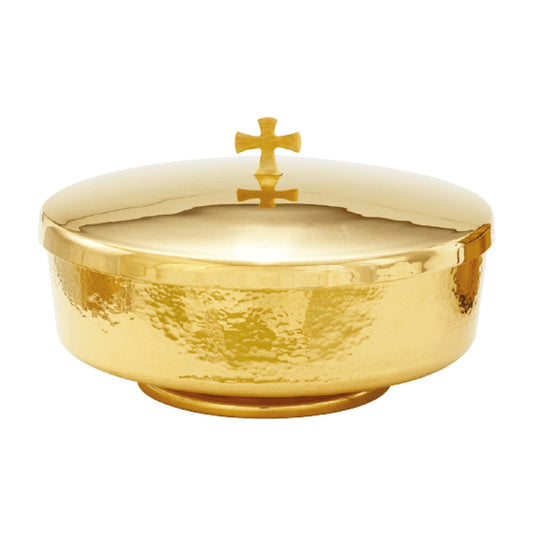 Communion Bowl w/ Cover, Hammered