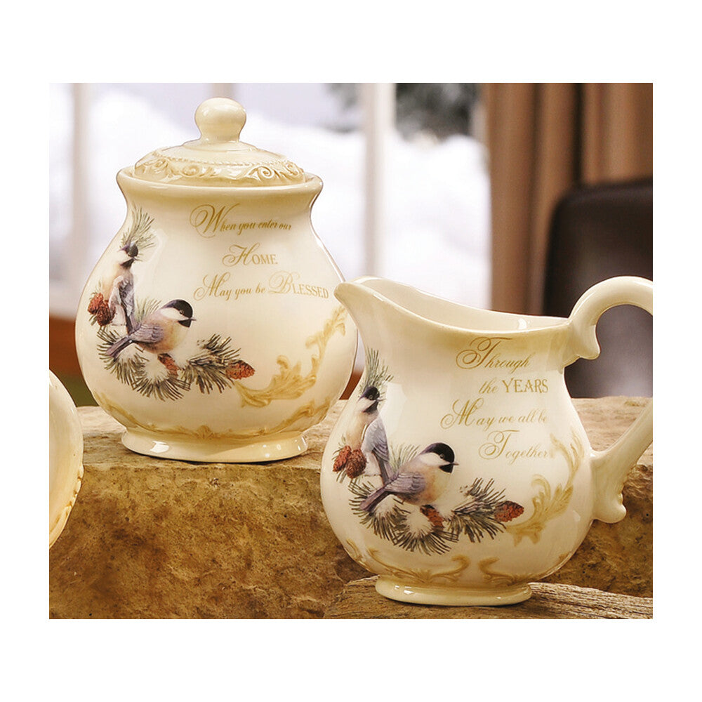 Ceramic Cream & Sugar Set
