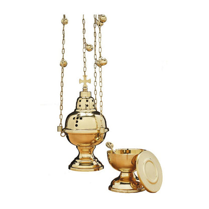 Eastern Rite Censer with 12 Bells and Boat Set