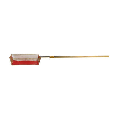 Offering Basket with Retractable Handle - Gold