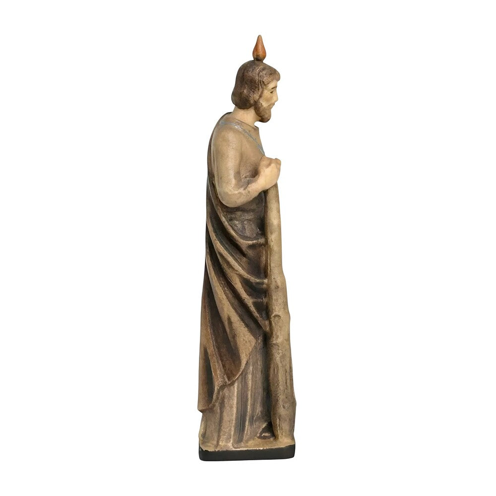 Statue of Saint Jude Thaddeus Carved in Val Gardena Wood