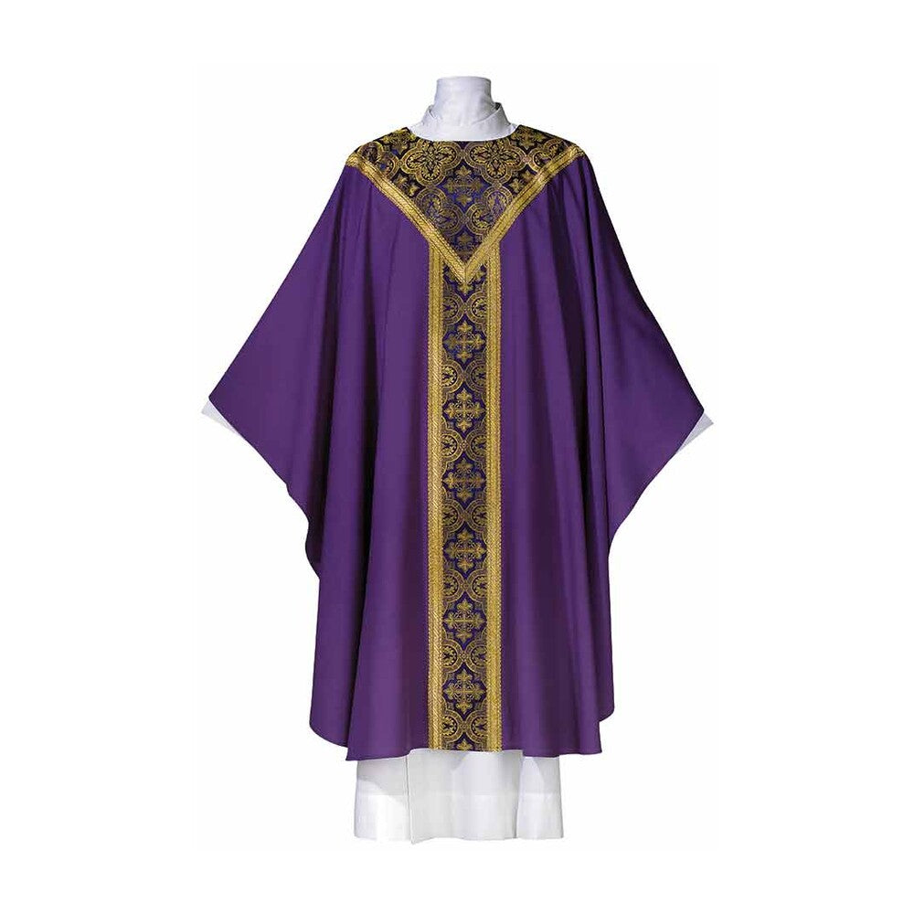 Opus-Fabric Chasuble Plain Neckline - Available in 5 Colours